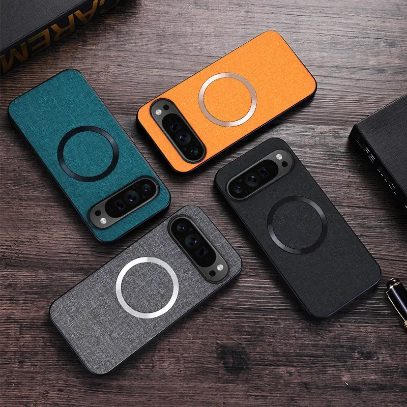 Phone Cases Pixel 10 - Premium Magnetic Fabric Phone Case for