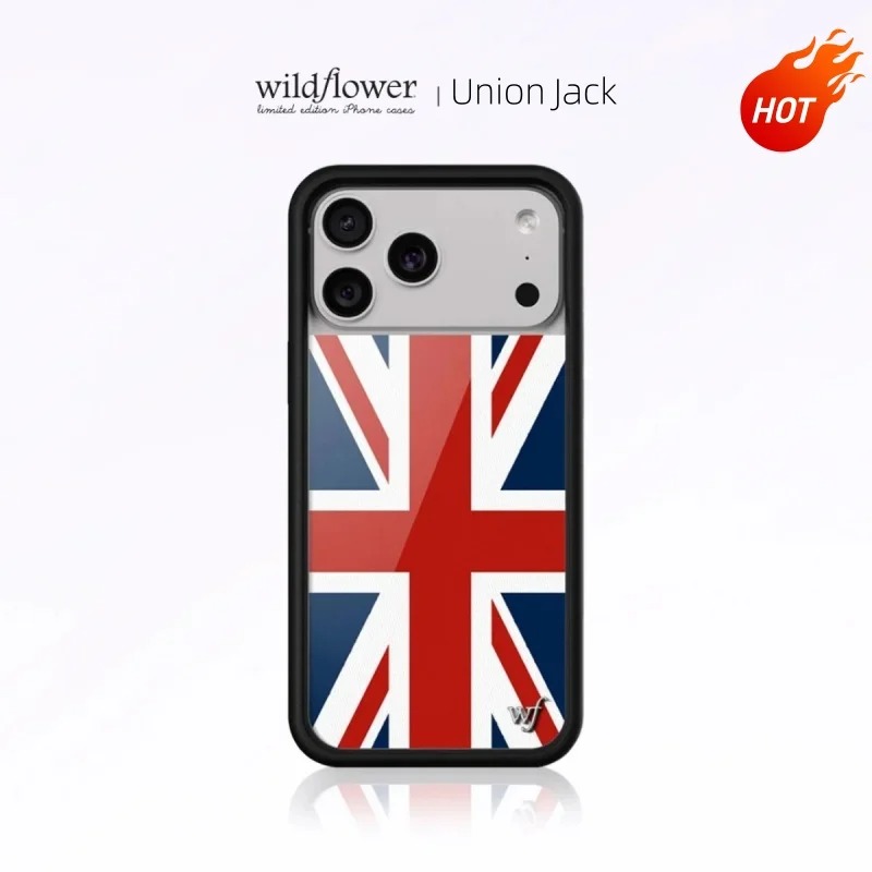 Phone Cases Uk - Fashion Wildflower INS Union Jack Phone