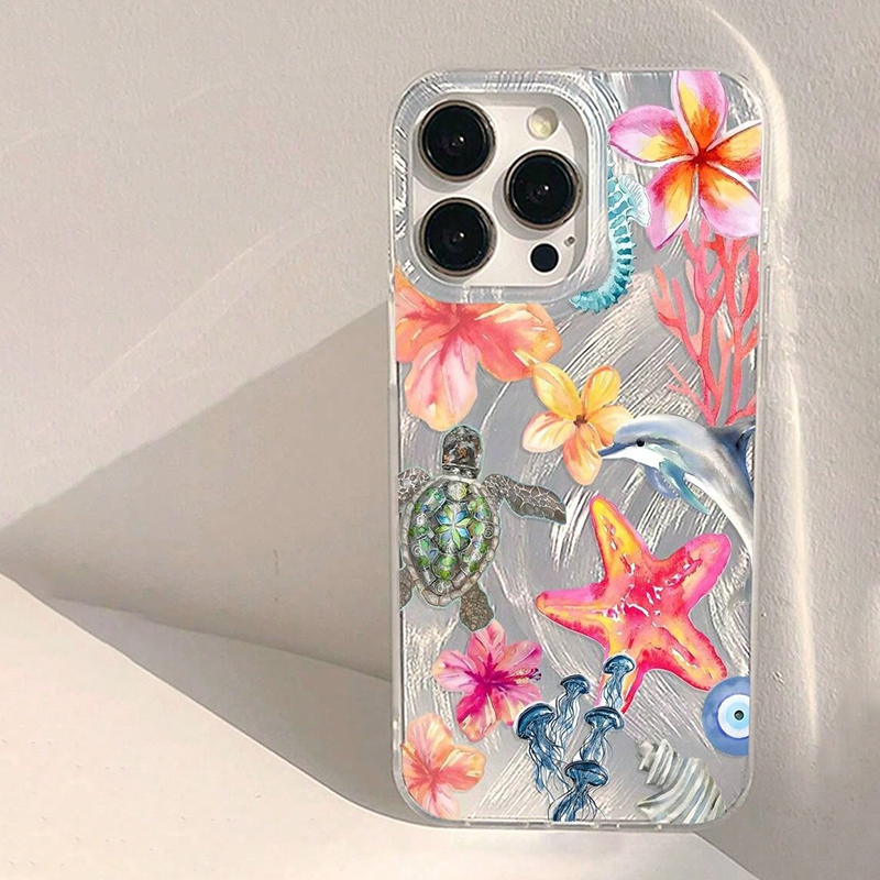 Phone Cases Redmi - Summer Underwater Ocean Life Clear Phone