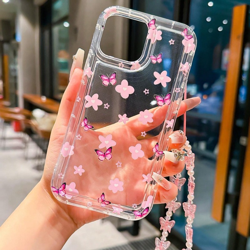 Lovely Butterfly Flower Phone  – обзор и цена Phone Cases With Charms