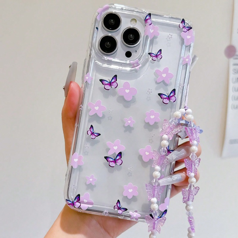 Lovely Butterfly Flower Phone  – обзор и цена Phone Cases With Charms