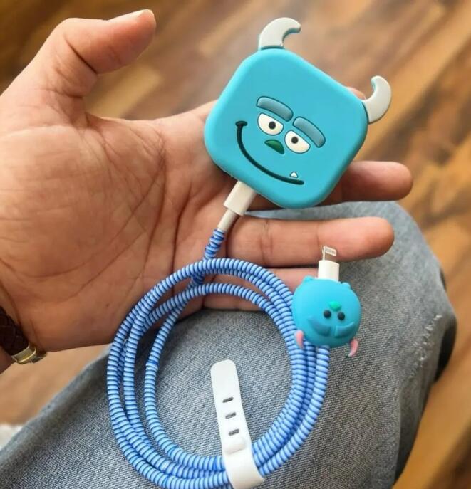 4Pcs/Set Cute 3D Cartoon Cable – обзор и цена Phone Cases Uk