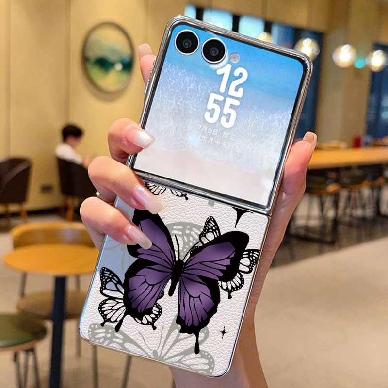 Purple Butterfly PU Leather Ph – обзор и цена Phone Cases Purple