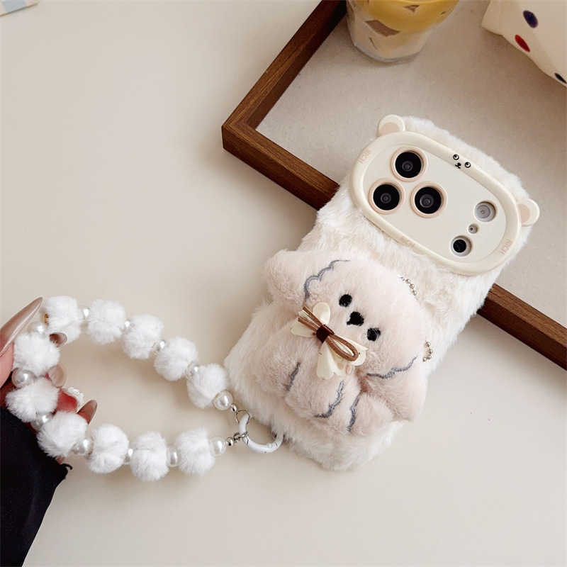 3D Cartoon Bowknot Puppy Warm  – обзор и цена Phone Cases 13