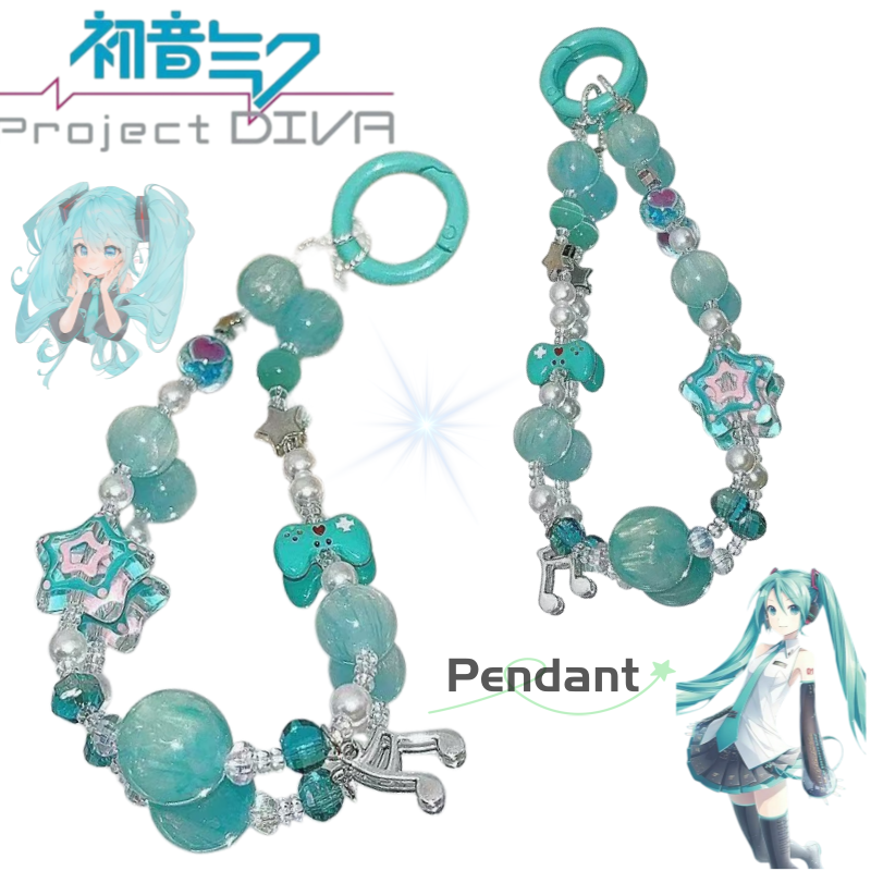 Hatsune Miku Phone chain carto – обзор и цена Phone Cases With Charms