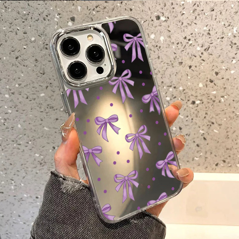 Cute Purple Bow & Polka Dot Mi – обзор и цена Phone Cases Purple
