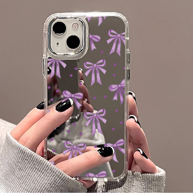 Cute Purple Bow & Polka Dot Mi – обзор и цена Phone Cases Purple