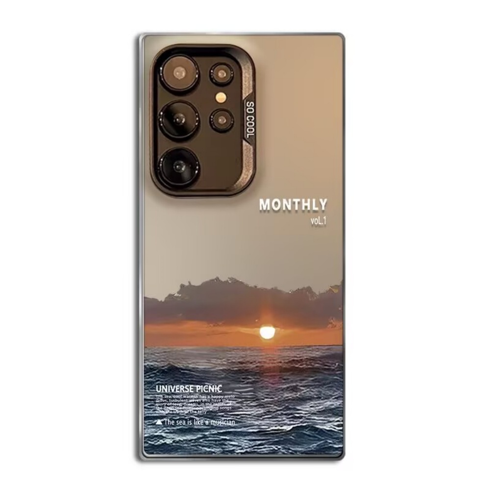 Sunset Theme At Sea Frosted Ph – обзор и цена Phone Cases Samsung