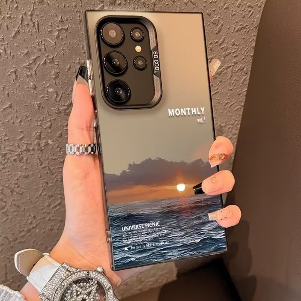 Sunset Theme At Sea Frosted Ph – обзор и цена Phone Cases Samsung