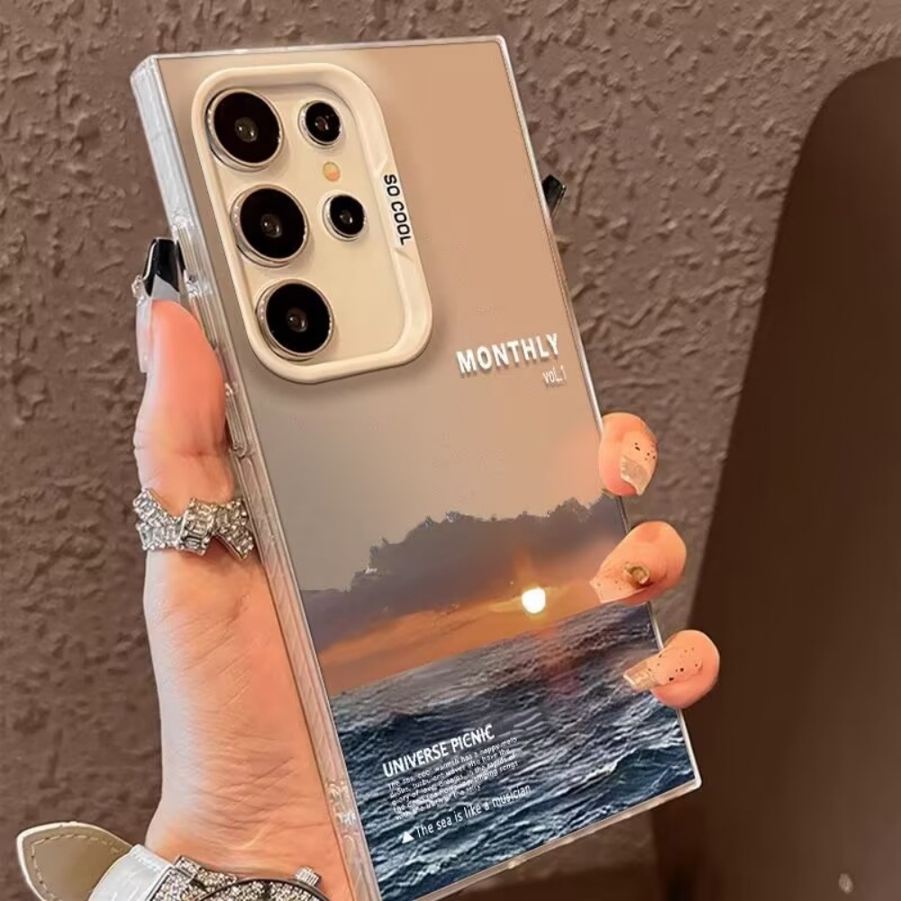 Sunset Theme At Sea Frosted Ph – обзор и цена Phone Cases Samsung
