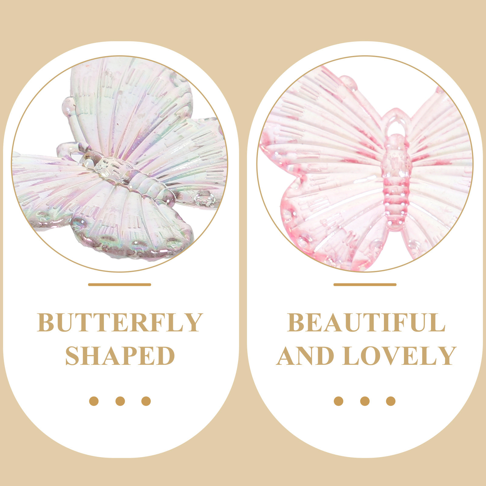 40Pcs Electroplated Butterfly  – обзор и цена Phone Cases With Charms