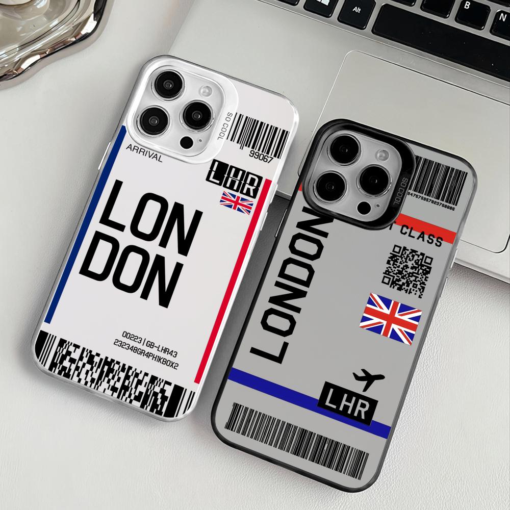 Britain Plane Travel Ticket Ph – обзор и цена Phone Cases Purple