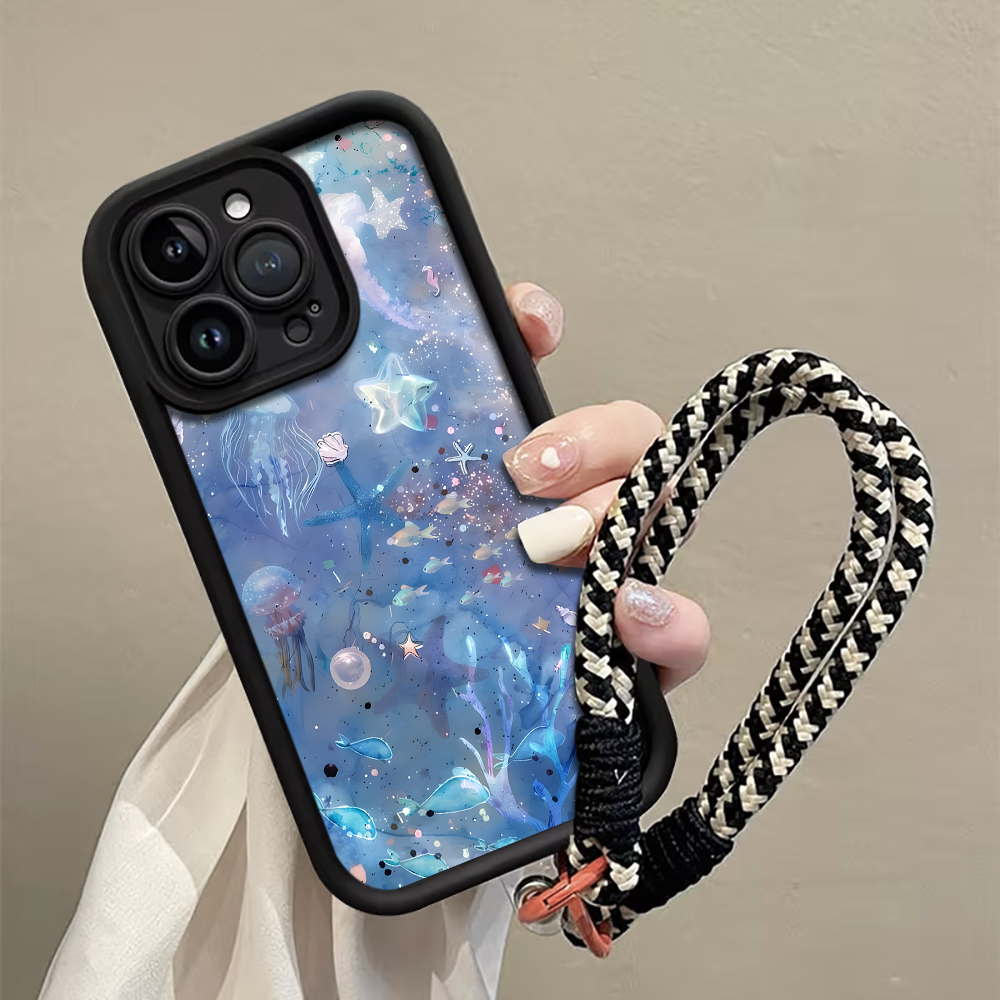 Blue Purple Jellyfish Strap Ro – обзор и цена Phone Cases Purple