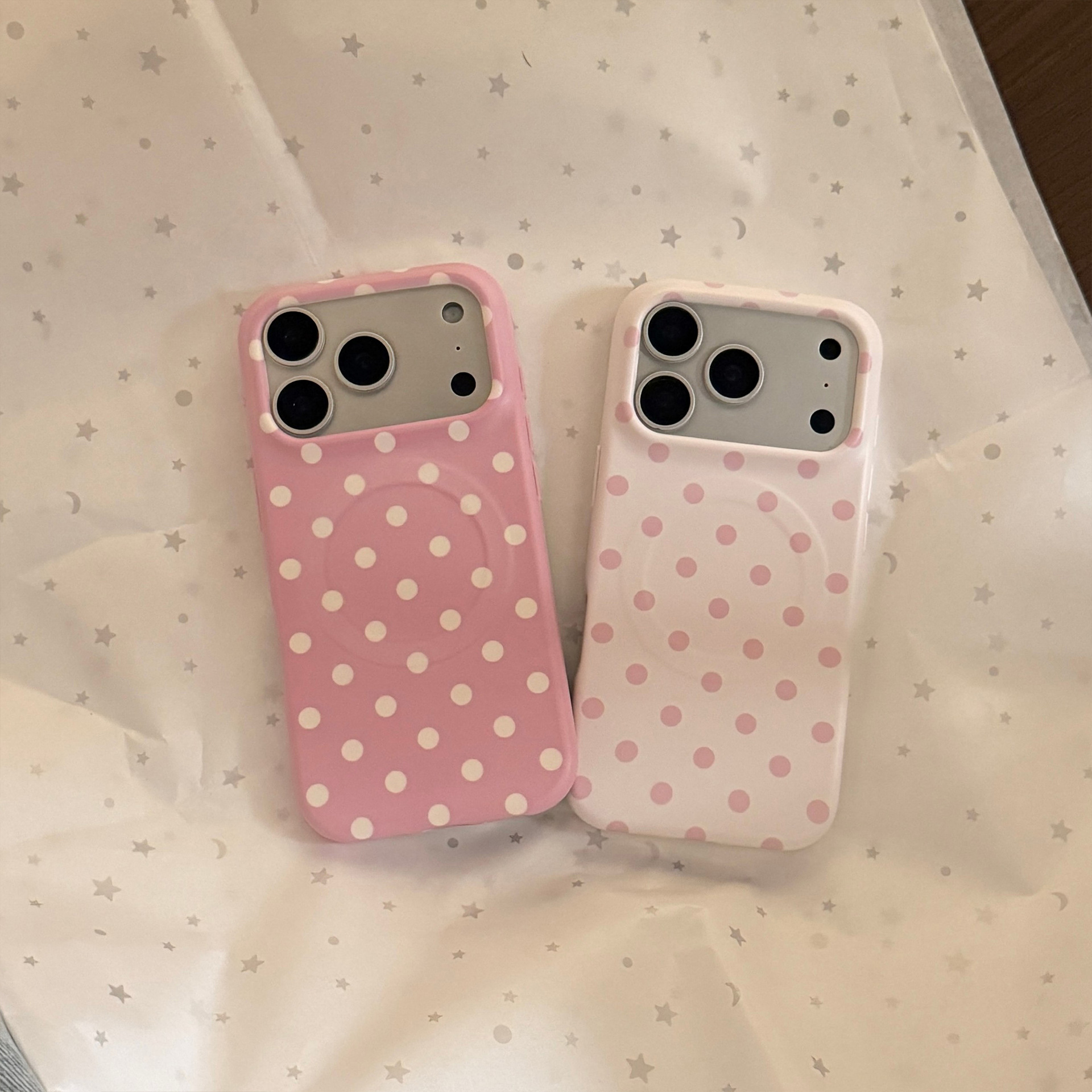 Korean Full Screen Polka Dots  – обзор и цена Phone Cases With Charms