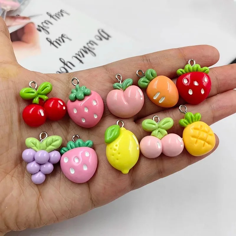 10Pcs Cute Simulated Fruit Res – обзор и цена Phone Cases With Charms