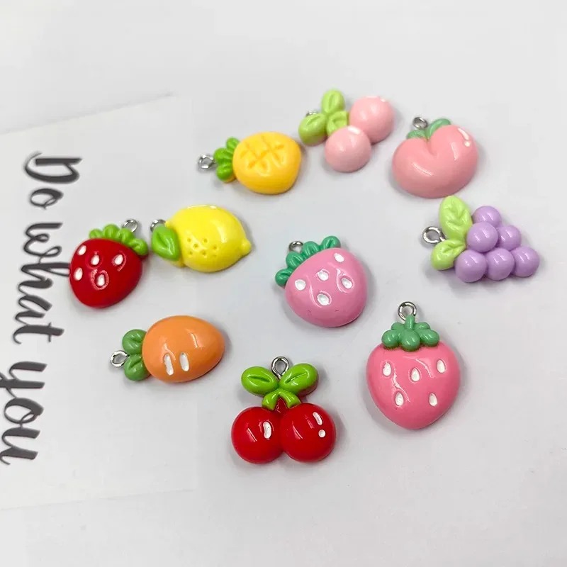 10Pcs Cute Simulated Fruit Res – обзор и цена Phone Cases With Charms