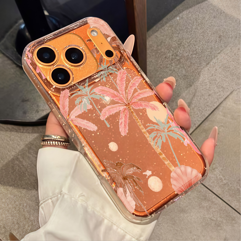 Beach coconut trees Clear Glit – обзор и цена Phone Cases Popular