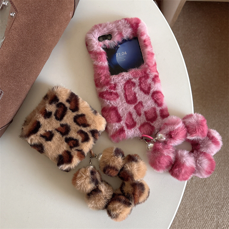 Fashion Leopard Print Fluffy P – обзор и цена Phone Cases Samsung