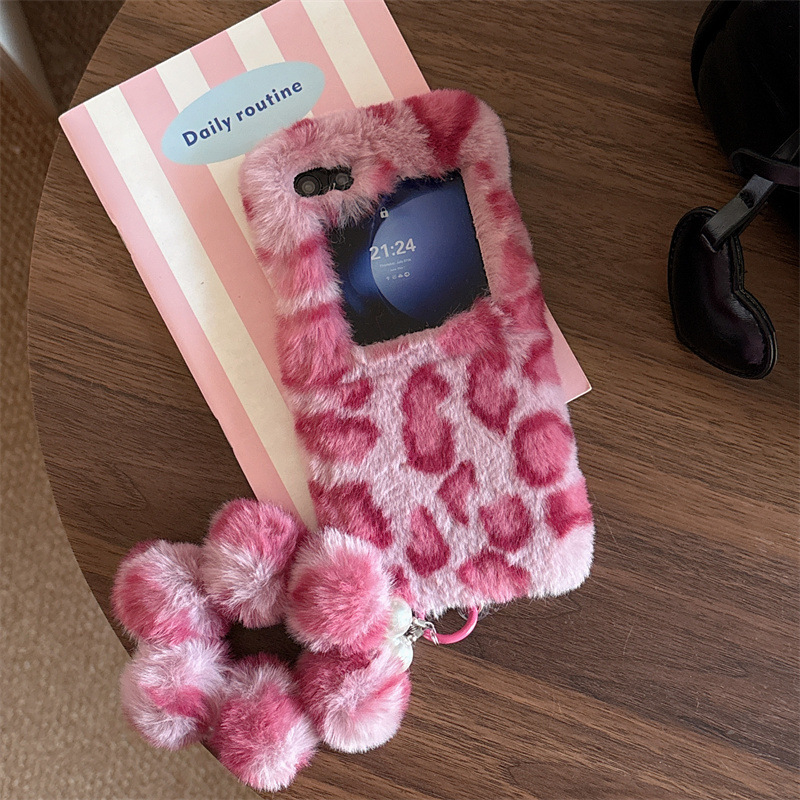 Fashion Leopard Print Fluffy P – обзор и цена Phone Cases Samsung