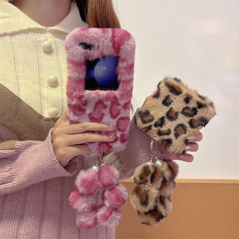 Fashion Leopard Print Fluffy P – обзор и цена Phone Cases Samsung