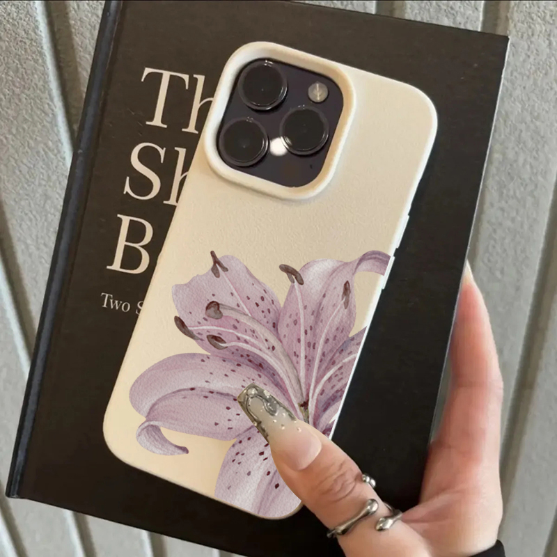 Purple Lily Flower Phone Case  – обзор и цена Phone Cases Purple