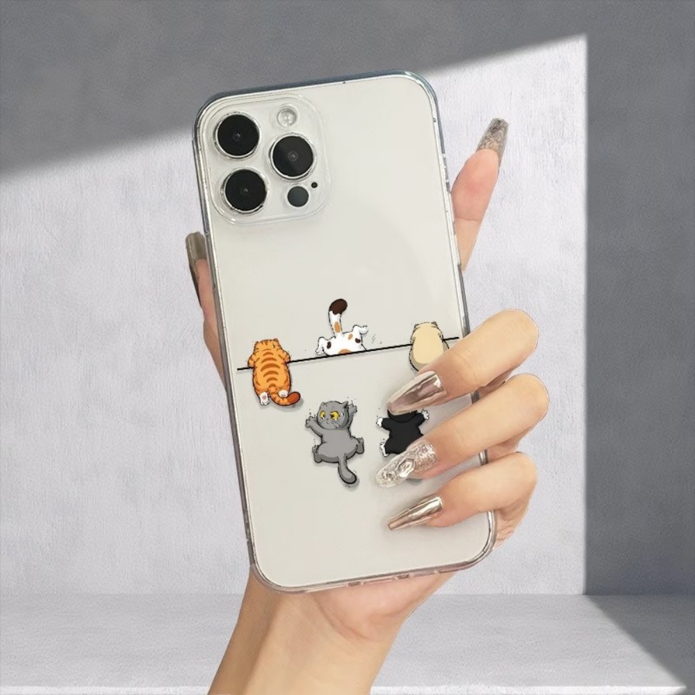 Five Cute Cat Pattern Phone Ca – обзор и цена Phone Cases Xs