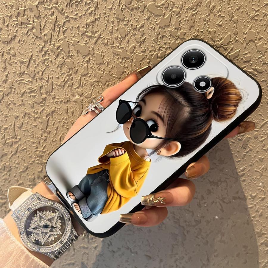 Cartoon Girl Pattern Funda Pho – обзор и цена Phone Cases Redmi