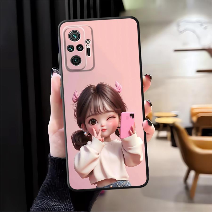 Cartoon Girl Pattern Funda Pho – обзор и цена Phone Cases Redmi