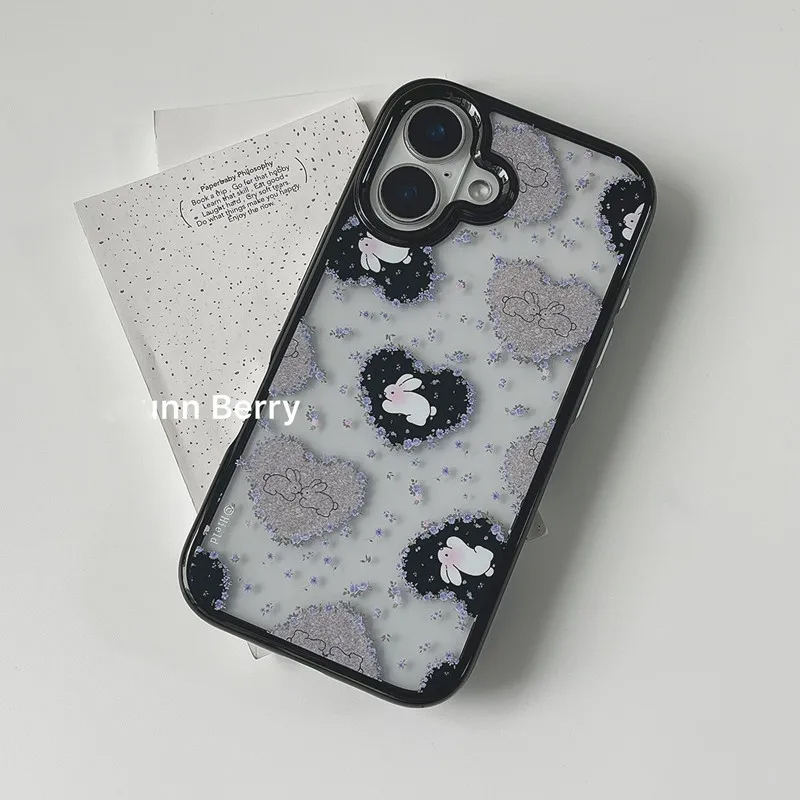 Ins Korean Retro Girl Love Rab – обзор и цена Phone Cases Purple