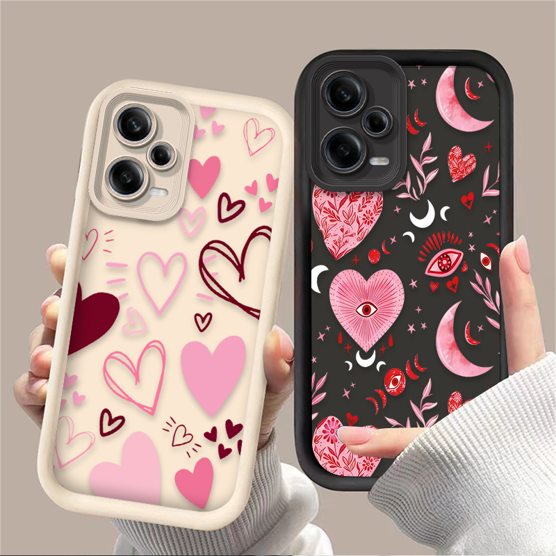 Pink Heart-shaped Phone Case f – обзор и цена Phone Cases Redmi