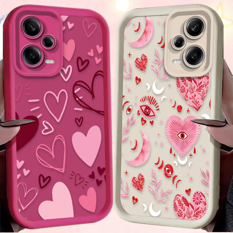 Pink Heart-shaped Phone Case f – обзор и цена Phone Cases Redmi