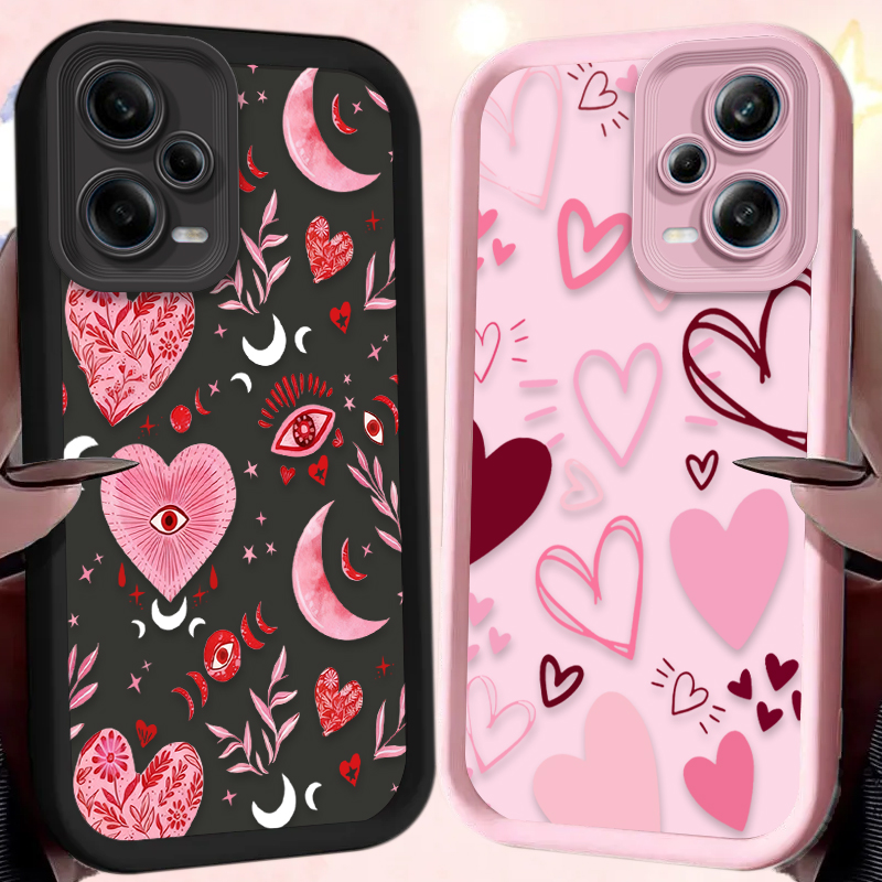 Pink Heart-shaped Phone Case f – обзор и цена Phone Cases Redmi