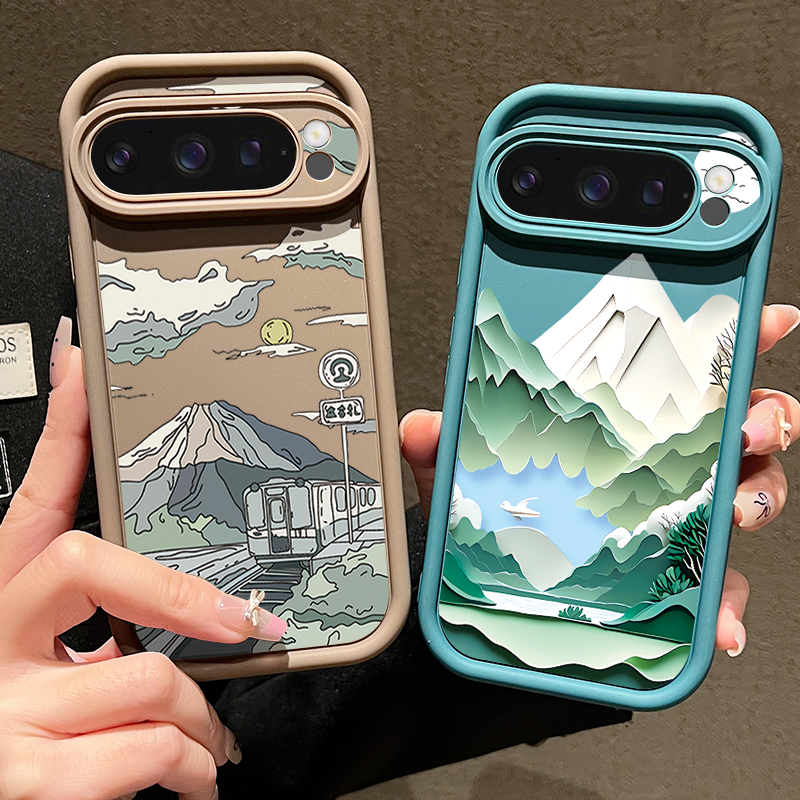 Mountain Road Patterned Phone  – обзор и цена Phone Cases Pixel 9A