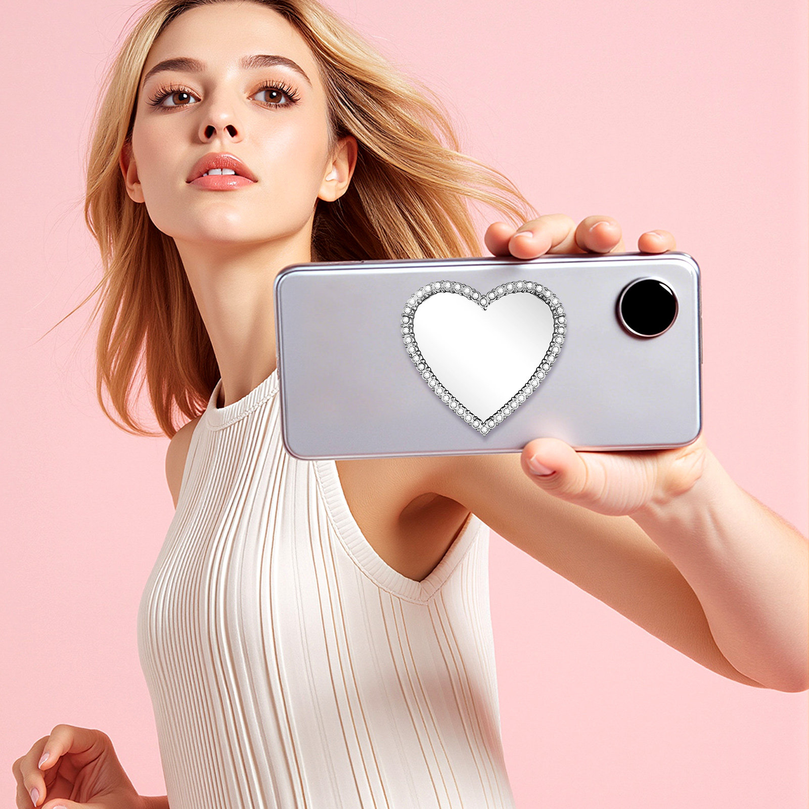 6Pcs Heart Shaped Rhinestone M – обзор и цена Phone Cases With Charms
