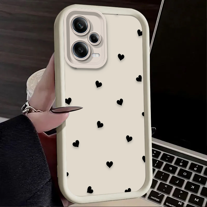 Black Love Heart Bowknot Phone – обзор и цена Phone Cases Redmi
