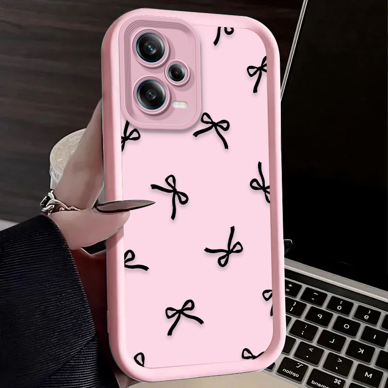 Black Love Heart Bowknot Phone – обзор и цена Phone Cases Redmi