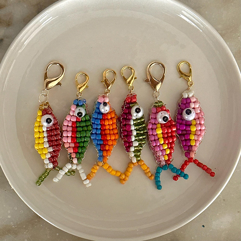 10pcs Colorful Bead Small Fish – обзор и цена Phone Cases With Charms