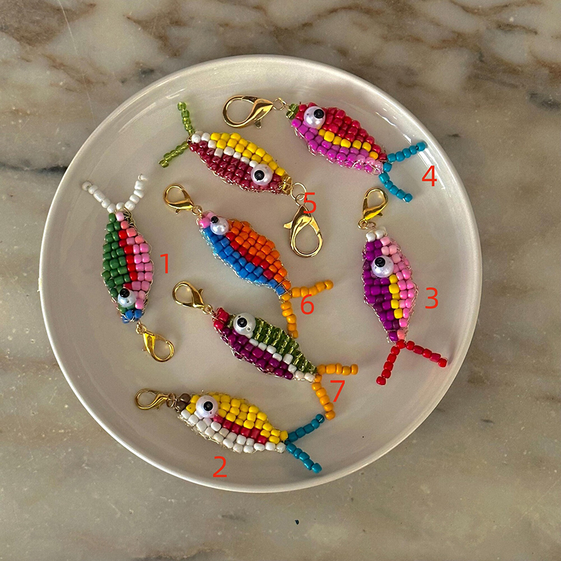 10pcs Colorful Bead Small Fish – обзор и цена Phone Cases With Charms