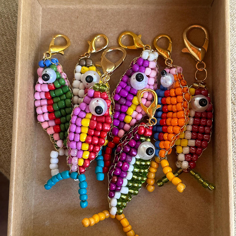 10pcs Colorful Bead Small Fish – обзор и цена Phone Cases With Charms