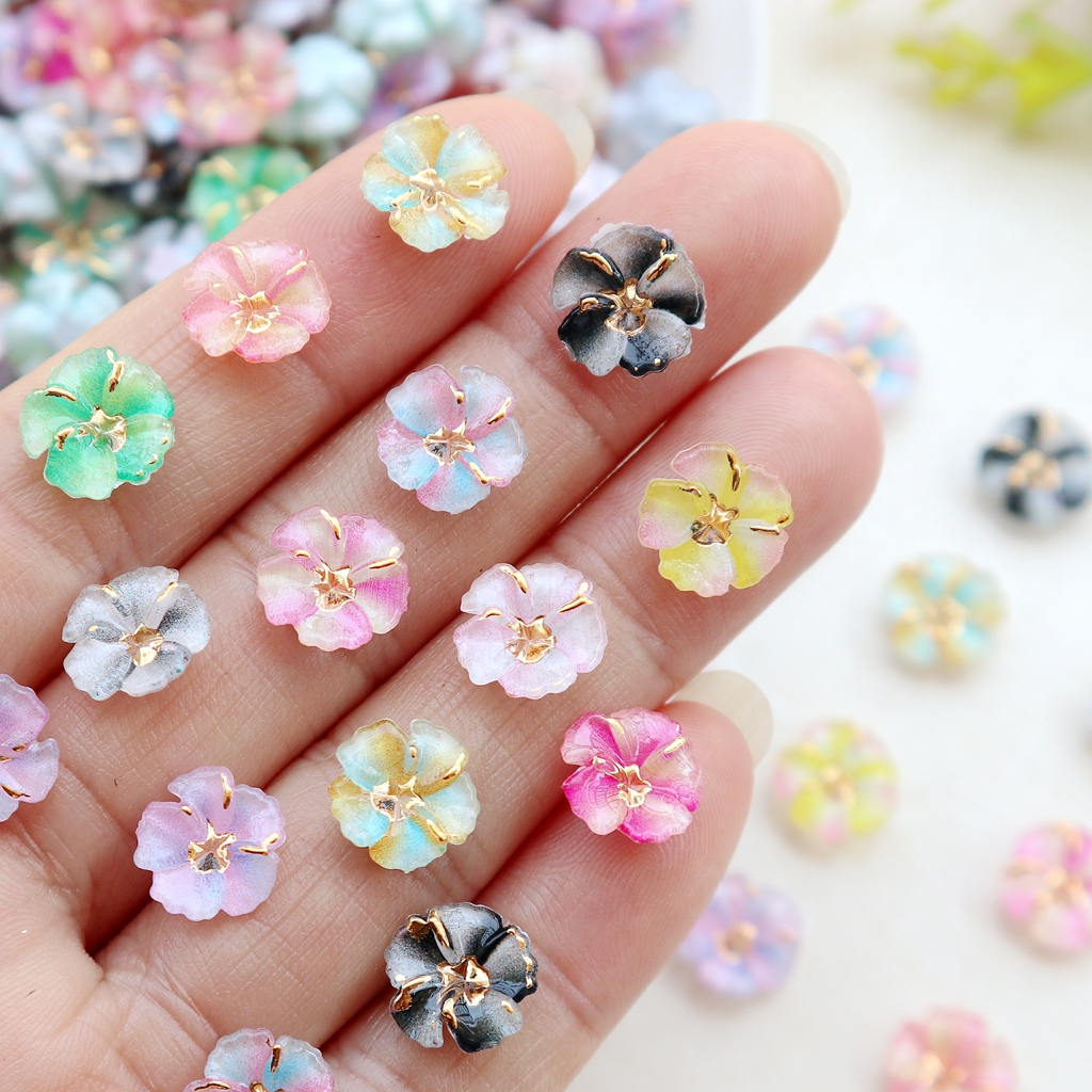 30pcs Mini Resin Flower Caboch – обзор и цена Phone Cases With Charms