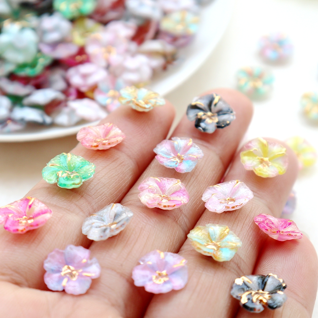 30pcs Mini Resin Flower Caboch – обзор и цена Phone Cases With Charms