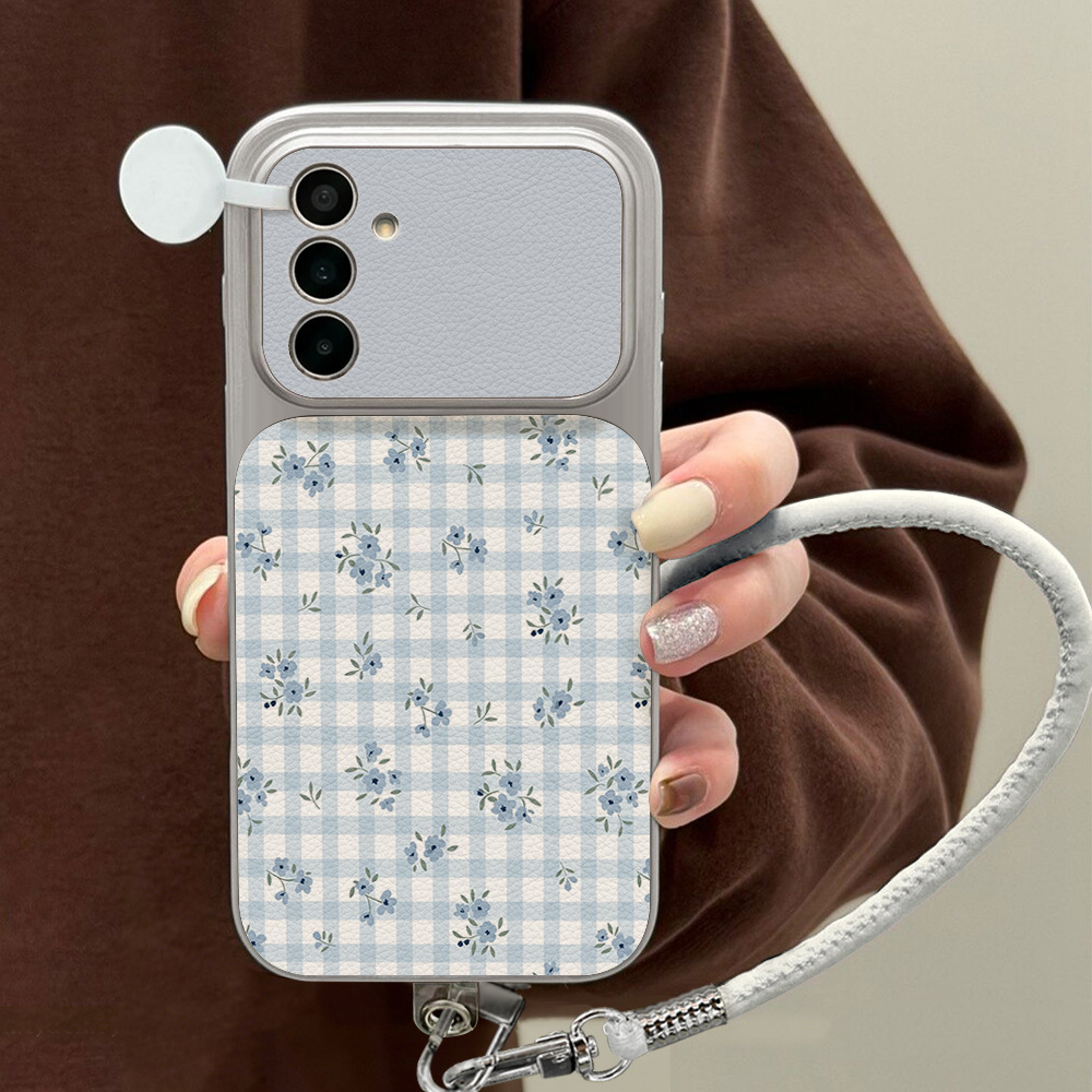 Blue Folwer Phone Case For Sam – обзор и цена Phone Cases Samsung